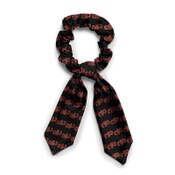 USC Trojans League Black SC Interlock All Over Spirit Tie Scrunchie